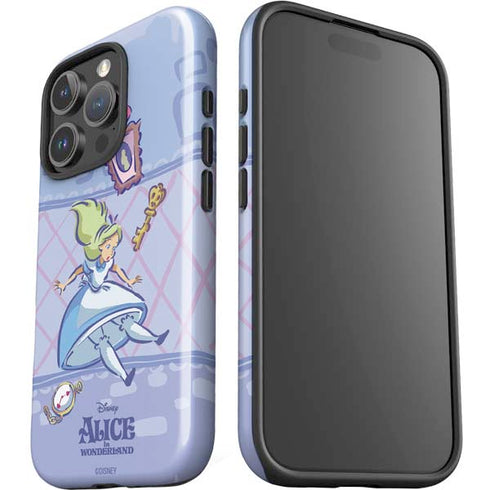 Disney Alice in Wonderland Falling down the Rabbit Hole iPhone 16 Pro Max Impact Case